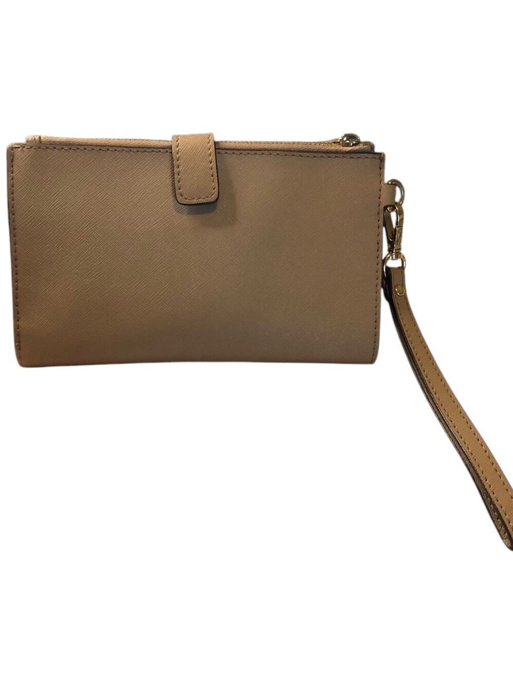 Michael Kors Double Zip Jet Set Travel Beige Wallet - Picture 4 of 12